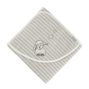Handdoek met capuchon Stanley  grijs 100 x 100 cm
