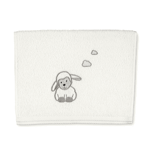 Serviette de bain enfant Stanley mouton écru 50x30 cm