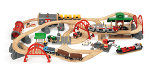 Straßen und Schienen Bahn Set Deluxe