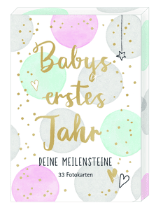 Fotokarten-Box Babys erstes Jahr - Deine Meilensteine