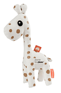 Rammelaar Giraffe Raffi, wit/goud