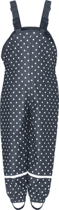 Regenhose Punkte marine
