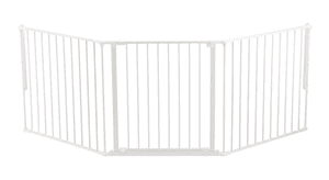 BabyDan Barrière de sécurité enfant modulable Flex L, blanc 90-233 cm