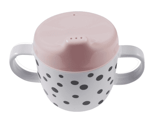 Kinderbecher Happy dots rosa ab dem 6. Monat