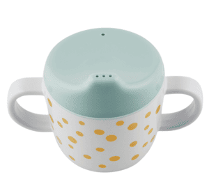 Kinderbecher Happy dots gold blau