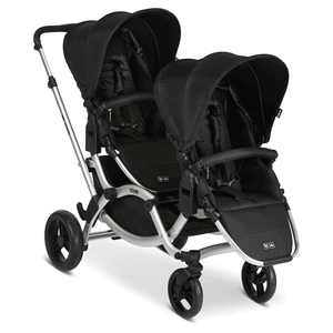 Passeggino gemellare Zoom Silver/Black