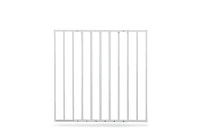 Barrière de sécurité enfant 60-107 cm acier blanc