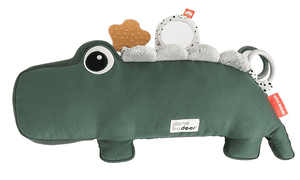 Hochet d'activité Tummy Time Croco vert