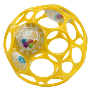 Rattle yellow, 10 cm