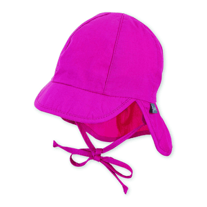 Casquette à visière avec protection du cou magenta