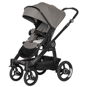 Kinderwagen Racer GTX mit Handbremse Classy Stripe (504) Gestellfarbe schwarz