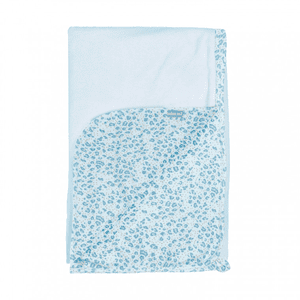 bébé jou® Multi-cloth Leopard Blue 100 x 75 cm