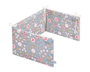 Tour de lit enfant fleurs des champs 180x35 cm