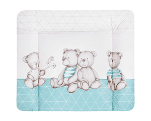 Matelas à langer Softy monde des ours menthe 65x75 cm