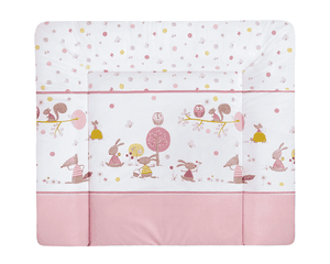 skiftematte Softy Happy Animals rosa 65 x 75 cm