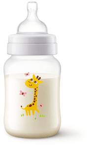 Philips  babyflaske antikolikk SCF821 / 12 inkl. AirFree ventil 260 ml 1 stk giraff