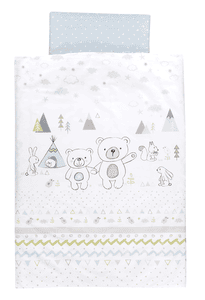 Parure de lit enfant Tipi Bear, 100x135/40x60 cm