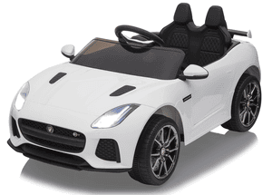 Voiture électrique enfant Ride-on Jaguar F-Type SVR blanc 12V