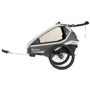 Barnesykkeltrailer Kidgoo1 Grey