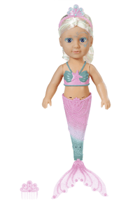 muñeca BABY born® Little Sister sirena , 46 cm