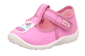 Girls Slipper Spotty pink