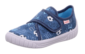 Chaussons enfant scratch Bill bleu