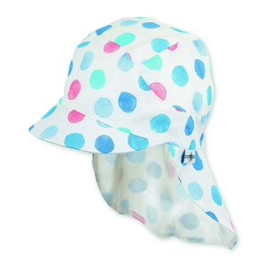 Casquette à visière et protège-cou ciel