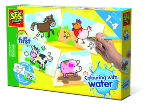 e® Mi first pintura con agua Animales de granja