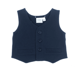 Boys Suit Vest marine