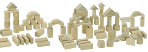 Natur Holzbausteine 100er Set