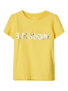 Girls T-Shirt Nmfdagne espen goud