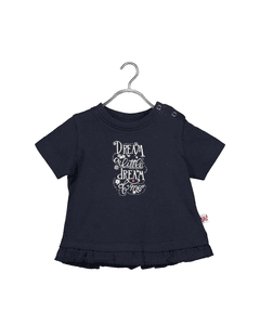 BLÅ SEVEN T-shirt Butterfly Dark Blue