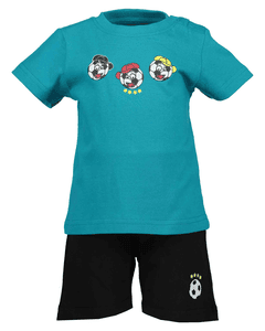 Boys 2er Set T-Shirt + Capri Hose Lagune