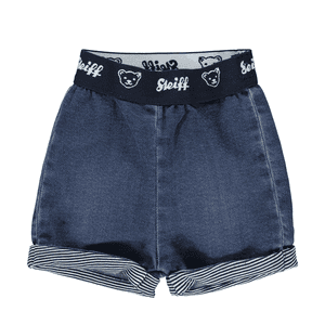 jeans-shorts, ensignblå