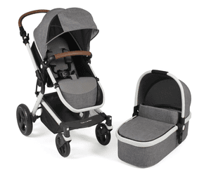 Combi-Pushchair PASSO Melange Grey