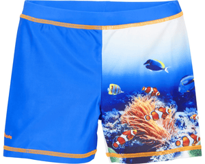 Spiller sko UV-beskyttende badeshorts under vann