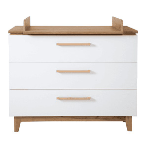 Commode à langer Finn large bois