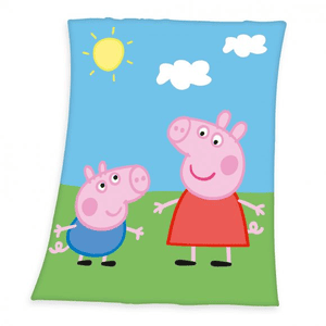 Vliesdeken Peppa Pig 130x160cm