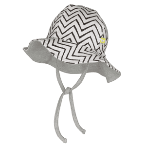 Chapeau de soleil blanc Allover print