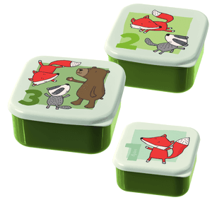 Snackboxen 3er Set Forest