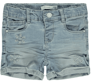 Shorts Nmfsallo Dnmbanni light blue denim