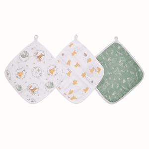 Aden by Aden+Anais® Gant de toilette enfant Disney Winnie l'ourson + friends lot de 3