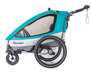 Kinderfietskar Sportrex2 Aquamarin miet Parkeerhandrem