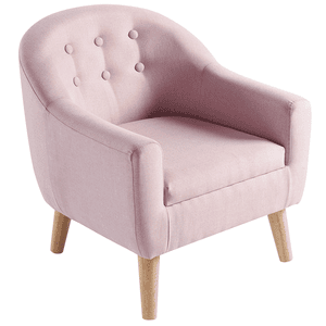 Sillón infantil rosa