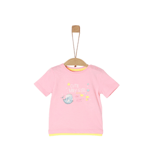 s. Oliv r T-shirt rosa / gul