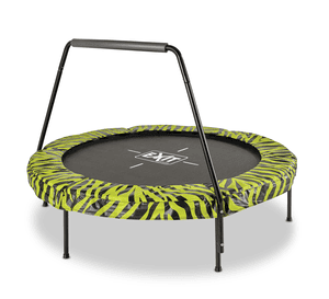 EXIT Tiggy junior Trampolino con manubrio ø140 cm, nero/verde