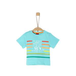 s. Olive r T-Shirt bleu turquoise