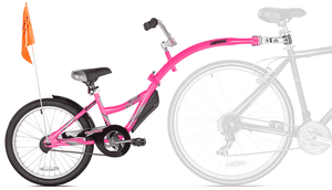 Tandem sykkeltrailer Copilot Pink