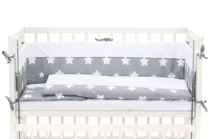 Set biancheria per letto Cocon stelle grigio