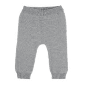 Strick-Hose hellgrau melange
